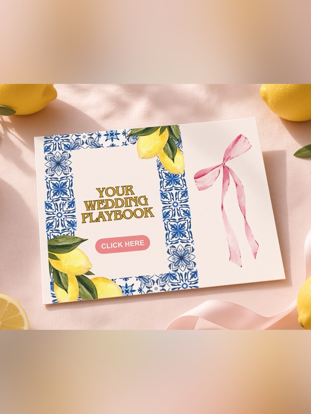 Wedding playbook, couples keepsake